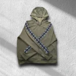 Nike Sportswear Repeat Hoodie Olive – Logo Tape – Bild 3