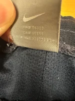 Nike Trainingshose Sporthose mit gelben Streifen Anthrazit M – Bild 4