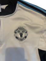 Adidas Manchester United Trainingspullover Off-White Halbreißverschluss L – Bild 3