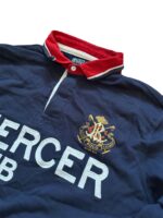 Polo Ralph Lauren Mercer Club Rugby Shirt / Langarm Polo Gesteppt XL – Bild 4