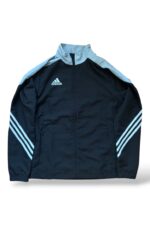 Adidas Team Trainingsjacke Schwarz Grau Gr. M