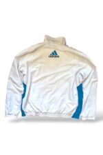 Vintage Adidas Trainingsjacke / Track Jacket Weiß Blau Gr. XL – Bild 4