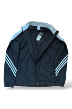 Adidas Team Trainingsjacke Schwarz Grau Gr. M – Bild 3