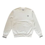 Fred Perry Sweatshirt Pullover Creme Gr. M