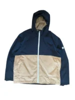Windbreaker Übergangsjacke Blau Beige Gr. XXL (fällt wie XL aus)