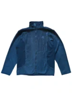 Vintage Adidas Fleece Jacke Dunkelgrau Gr. M