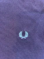 Fred Perry Poloshirt Longsleeve Lila Mint Twin Tipped Gr. M – Bild 4