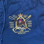 Polo Ralph Lauren Rugby Shirt Longsleeve Stickerei RLPC Blau Gr. S – Bild 3