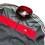 Y2K Vintage Adidas Track Jacket | Monogram Print L | 90s Trainingsjacke – Bild 2