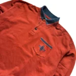 Vintage Hugo Boss Polo-Sweater | Boxy Fit L/XL | 90s Rot – Bild 2