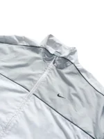 Vintage Nike Windbreaker Jacke - XXL - Boxy Fit - Weiß/Grau - Retro – Bild 2