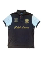 Ralph Lauren Snow Polo Challenge Cup L Schwarz Custom Fit Big Pony Vintage Grail Rare
