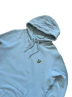 Lyle & Scott Hoodie Kapuzenpullover Hellblau Gr. M – Bild 2
