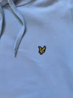 Lyle & Scott Hoodie Kapuzenpullover Hellblau Gr. M – Bild 3