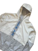 Nike Air Windbreaker Übergangsjacke Colorblock Weiß Grau Gr. L – Bild 2