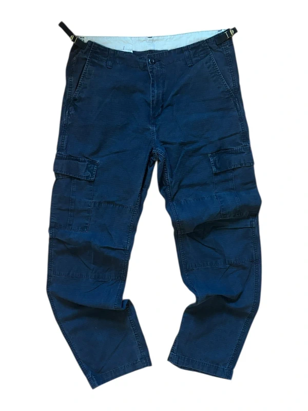 1774177111.webp Carhartt WIP Aviation Pant Cargo Hose Ripstop Dunkelblau W34 L32 – Bild 1