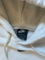 Nike Center Swoosh Hoodie Weiß Gr. M Boxy Y2K Streetwear – Bild 4