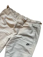 Vintage Nike Parachute Hose Hellgrau Y2K Gr. M – Bild 3