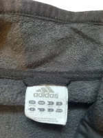 Adidas Jacke | Fleece | Größe M | Dunkelblau | Vintage – Bild 4