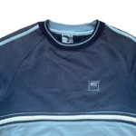 Nike Sweatshirt Crewneck | 90s Vintage | Größe L | Dunkelblau/Hellblau – Bild 2