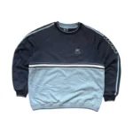 Nike Sweatshirt Crewneck | 90s Vintage | Größe L | Dunkelblau/Hellblau