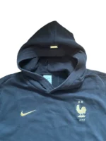 Nike Hoodie | Frankreich FFF | Größe M | Dunkelblau | Basic – Bild 2