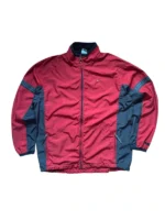 Nike Windbreaker Trainingsjacke | 90s Y2K Vintage | Größe L | Rot/Navy | Trackjacket Veste