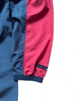 Nike Windbreaker Trainingsjacke | 90s Y2K Vintage | Größe L | Rot/Navy | Trackjacket Veste – Bild 3