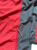 Nike Windbreaker Trainingsjacke | 90s Y2K Vintage | Größe L | Rot/Navy | Trackjacket Veste – Bild 5