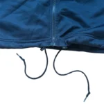 Adidas Trainingsjacke | Y2K Vintage | Größe D6 (L) | Dunkelblau/Hellblau | Trackjacket Retro Zipper – Bild 5