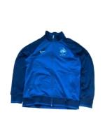 Nike FFF Frankreich Trainingsjacke | Retro | Größe M | Blau | France Track Jacket Football – Bild 2