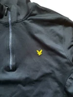 Lyle & Scott /4 Zip Sweatshirt | Casual | Größe L | Navy Blau | Pull Marine – Bild 3