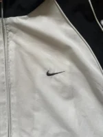 Nike Vintage Track Jacket | Grey Tag Y2K | Größe XL | Schwarz/Weiß | Trainingsjacke Retro – Bild 3