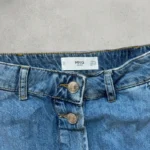 Mango Midi-Jeansrock | Vintage Style | Größe S | Mittelblau – Bild 2