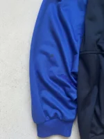 Nike Trainingsjacke | Vintage 90s Y2K | Größe M | Schwarz Blau Weiß – Bild 5