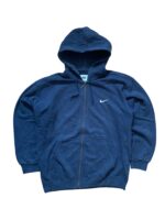 Nike Zip Hoodie | Vintage Y2K | Größe M | Navy – Bild 2