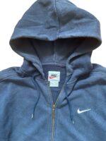 Nike Zip Hoodie | Vintage Y2K | Größe M | Navy – Bild 4