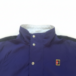 Nike Windbreaker | Nike Court Vintage 90s | Größe L | Lila Schwarz – Bild 3