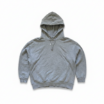 Nike Hoodie Center Swoosh | Y2K Style | Größe M | Grau meliert