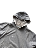 Nike Hoodie | Center Swoosh Vintage | Größe L | Grau – Bild 2