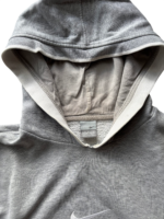 Nike Hoodie | Center Swoosh Vintage | Größe L | Grau – Bild 3