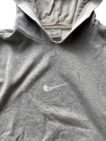 Nike Hoodie | Center Swoosh Vintage | Größe L | Grau – Bild 4