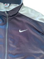 Nike Trainingsjacke | Vintage 90s | Größe L | Blau Silber – Bild 3