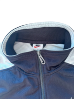 Nike Trainingsjacke | Vintage 90s | Größe L | Blau Silber – Bild 5