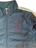 Nike Trainingsjacke | Vintage 90s | Größe L | Navy Blau Grau – Bild 3