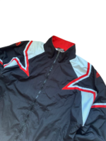 Adidas Trainingsjacke | 90s Vintage | Größe XL | Schwarz/Rot/Weiß – Bild 2
