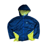 Nike Vintage Windbreaker | Retro Y2K | Größe XL | Blau Gelb