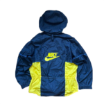 Nike Vintage Windbreaker | Retro Y2K | Größe XL | Blau Gelb – Bild 2