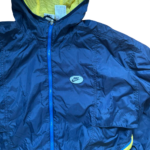 Nike Vintage Windbreaker | Retro Y2K | Größe XL | Blau Gelb – Bild 4