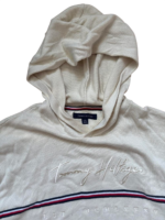 Tommy Hilfiger | Strick Hoodie | Größe XL | Cremeweiß – Bild 4